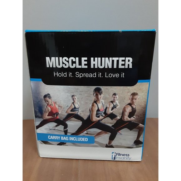 Muscle Hunter fitness Insanity Resistance Bands 5 exercise bands - Picture 1 of 3